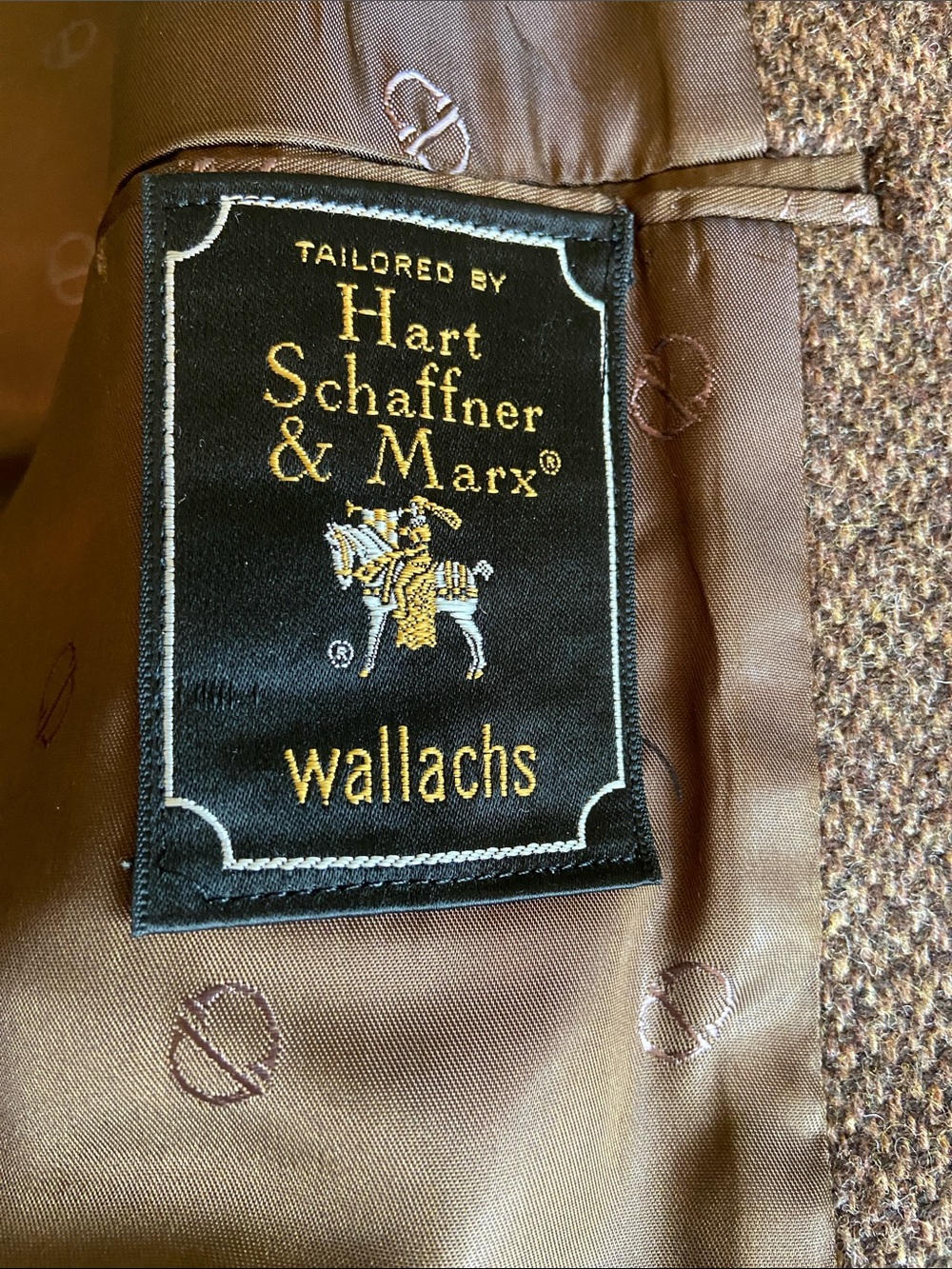 Hart Schaffner Marx Heavyweight Wool Tweed Duster with Full Satin Lining. M - Picture 2 of 13